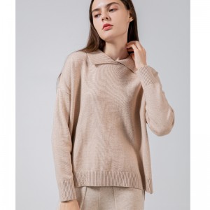 Vapel en tricot simple et élégant et élégant Single Top 68023#